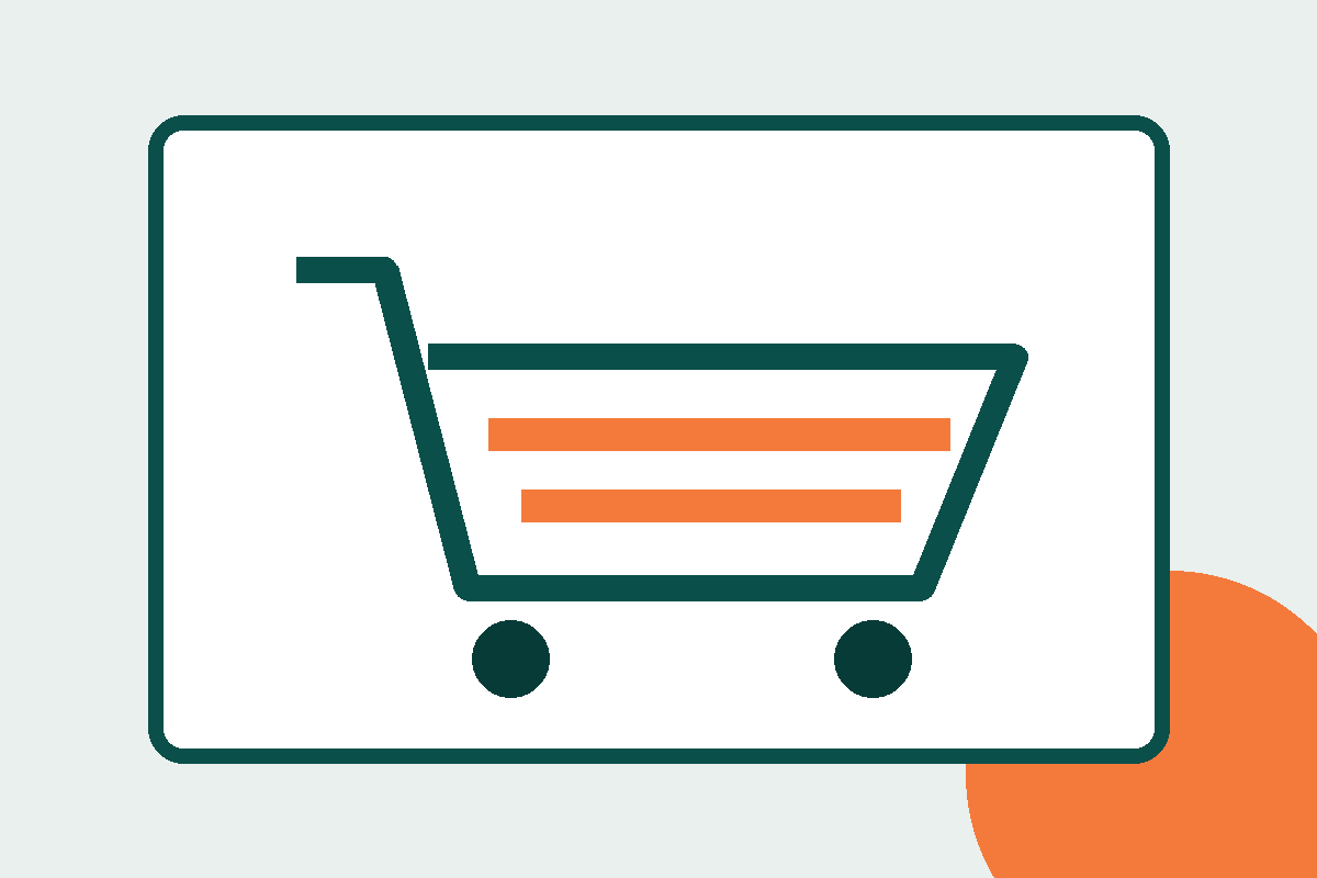 WooCommerce and Shopify store illustration